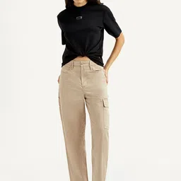 Levis Women High-Rise Cargos Trousers-picture-10