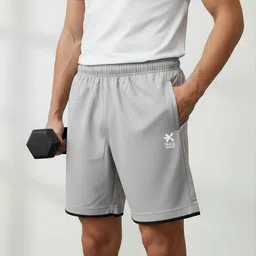 HRX by Hrithik Roshan Men Solid Regular Fit Running Sports Shorts-picture-15