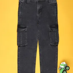 V-Mart Boys Regular Fit Mid-Rise Light Fade Stretchable Jeans-image-11
