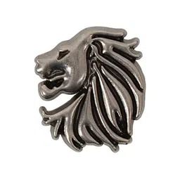 Curren Lion Head Minimal Brooch image 3