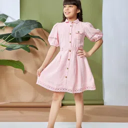 Peppermint Bell Sleeve A-Line Dress-picture-24