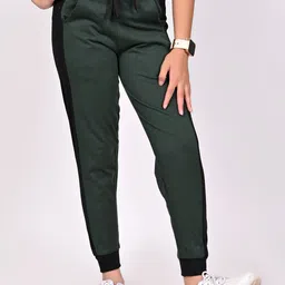 BAESD Girls Cotton Mid-Rise Joggers image 1