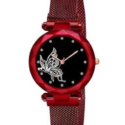 Miss Perfect Women Embellished Dial & Bracelet Style Straps Analogue Watch QE60-picture-11