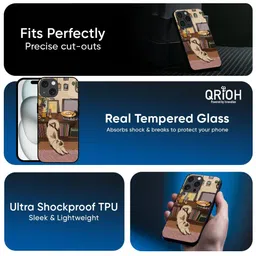QRIOH Conversational Printed iPhone 12 Pro Max Back Case Mobile Accessories image 2