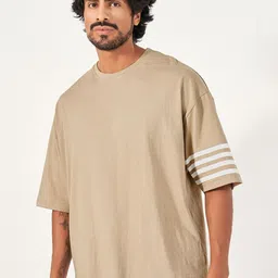 Styli Men Striped Boxy T-shirt-picture-27
