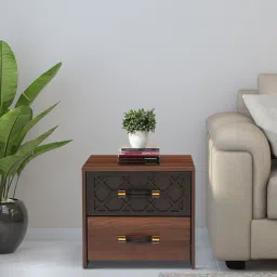 royaloak Muar Bedside Table In Brown Colour image 1