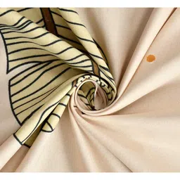 florida Off White Floral 144 TC Cotton Queen Sized Bedsheet Bedsheet 2 Pillow Prime Collection image 4