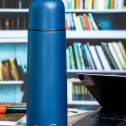 Servewell Graffe Blue Stainless Steel Vacuum Flask - 750 ML-picture-37