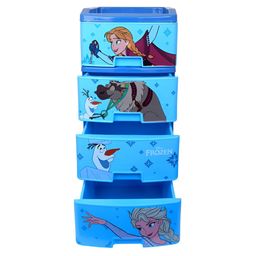 Kuber Industries Blue Disney Frozen Printed Drawer Rack for Toys Organisers-picture-46