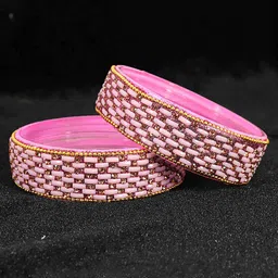 NMII Set Of 2 Zircon-Studded & Beaded Bangles-picture-18