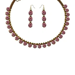 Vidhya Kangan Women Pink Jewellery Set-picture-13