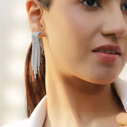 Rubans Voguish Contemporary Drop Earrings image 3