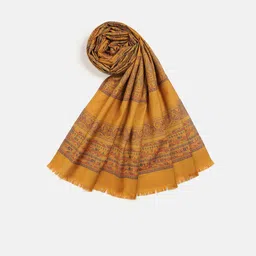 SHINGORA Ethnic Motifs Woven Design Jacquard Shawl image 3