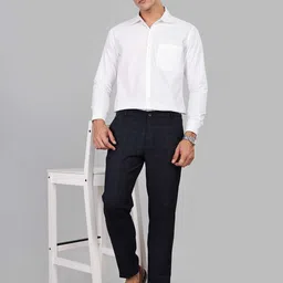 Mast & Harbour Men Checked Mid-Rise Slim Fit Chinos image 4