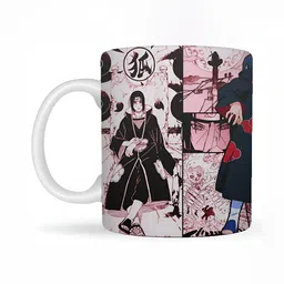 Mr UVD White & Black Cartoon Characters Printed Ceramic Glossy Mug -350 ml-picture-36