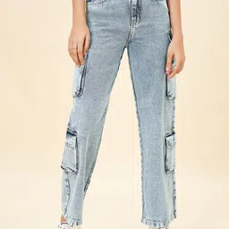 Coolsters by Pantaloons Girl Cotton Straight Fit Mid-Rise Jeans-picture-42