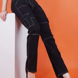 Metronaut Women Classic Regular Fit Mid-Rise Clean Look Jeans-image-4