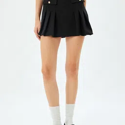 Koton Women Flared Gathered or Pleated Mini Skirts-picture-37