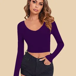 Dream Beauty Fashion Women Fitted Crop Top image 1