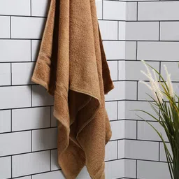 Welspun Brown 380 GSM Pure Cotton Quick Dry High Absorbency Bath Towel-image-68