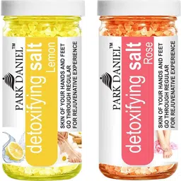 Park Daniel Set Of 2 Lemon & Rose Bath Salt For Detoxifying Skin - 200 g Each-picture-37