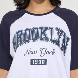 Ajile by Pantaloons Women Typography Printed 1 T-shirt image 4