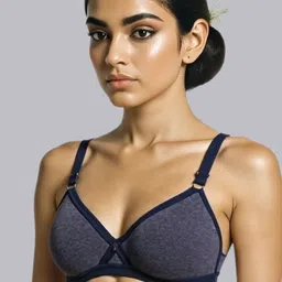 KAVYA Full Coverage Non Wired Non Padded Cooling T-shirt Bra-picture-19