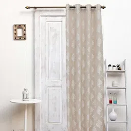 Ariana Beige & White Ethnic Motifs Door Curtain-picture-19