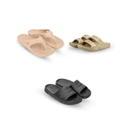 Feel alive Set Of 3 Ultra-Comfortable & Lightweight Thong-Flip-Flops-picture-23