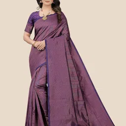 bigben textile Woven Design Zari Silk Blend Banarasi Saree-picture-19