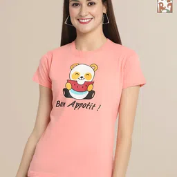 Mast & Harbour Women Pack Of 2 Typography Printed Applique T-shirt-picture-36