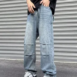 StyleCast x Revolte Men Straight Fit Mid-Rise Light Fade Jeans image 2