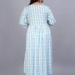 SIPEAK WEAR BETTER Women Blue Kurta Sets image 5