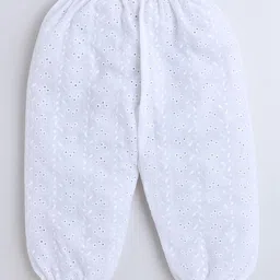 BAATCHEET Girls Printed Peter Pan Collar Pure Cotton Top With Trouser image 3