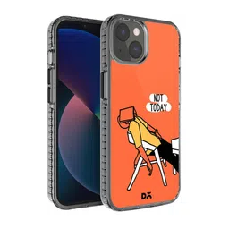 DailyObjects Transparent & Orange Printed Stride 2.0 iPhone 13 Back Case-image-98