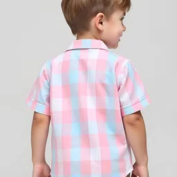 KIDGARB Boys Checked Regular Fit Casual Shirt image 2