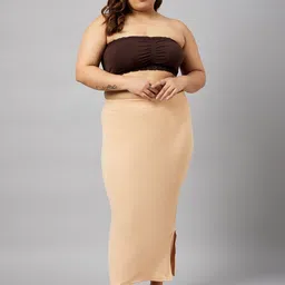 G Heist Plus Size Pack Of 3 Seamless Saree Shapewear image 2