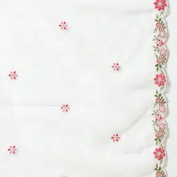 V.S.Creation Women Embroidered Regular Thread Work Pure Cotton Kurta with Trousers & With Dupatta image 4