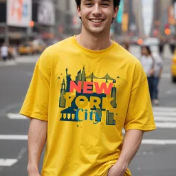 SMARTEES Typography Printed Oversize Cotton T-shirt-picture-25