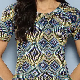 BAESD Printed Swim Suit With Attached Shorts image 3