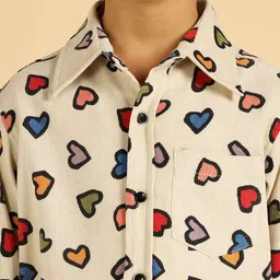 Bugandbees Boys Standard Printed Casual Shirt image 3