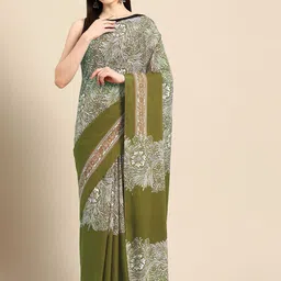 BUTA BUTI Floral Pure Cotton Saree-picture-37