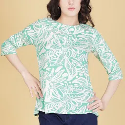V-Mart Floral Printed Round Neck Straight Kurti-image-64
