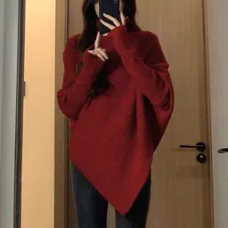 Outzidr Women Round Neck Pullover-image-30