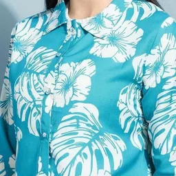 VenderVilla Printed Shirt Collar Shirt With Printed Trousers Co-Ords image 3