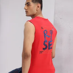 HRX by Hrithik Roshan Solid Sleeveless T-shirt-image-19