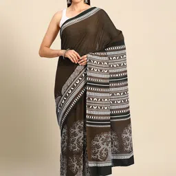 BUTA BUTI Floral Pure Cotton Printed Saree-picture-15