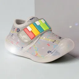 Lil Lollipop Kids Lightweight Round Toe Velcro LED Slip-On Sneakers-picture-47