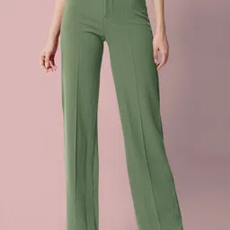 Dream Beauty Fashion Women Straight Fit High-Rise Trousers-picture-13