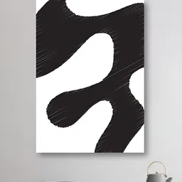 nestroots Black & White Canvas Abstract Wall Paintings-picture-38